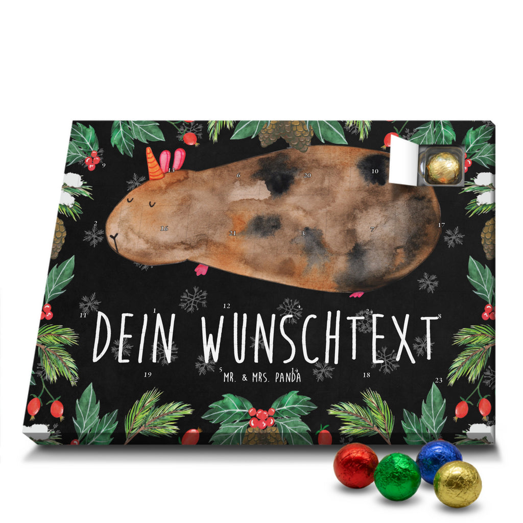 Personalisierter Schoko Adventskalender Einhorn Meerschweinchen Personalisierter Adventskalender, Adventskalender mit Namen, Einhorn, Einhörner, Einhorn Deko, Pegasus, Unicorn, Meerhörnchen, Meericorn, Meerschwein, Meerschweinchen