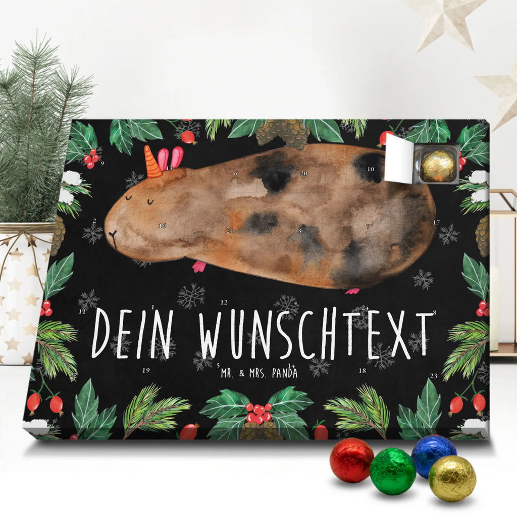 Personalisierter Schoko Adventskalender Einhorn Meerschweinchen Personalisierter Adventskalender, Adventskalender mit Namen, Einhorn, Einhörner, Einhorn Deko, Pegasus, Unicorn, Meerhörnchen, Meericorn, Meerschwein, Meerschweinchen