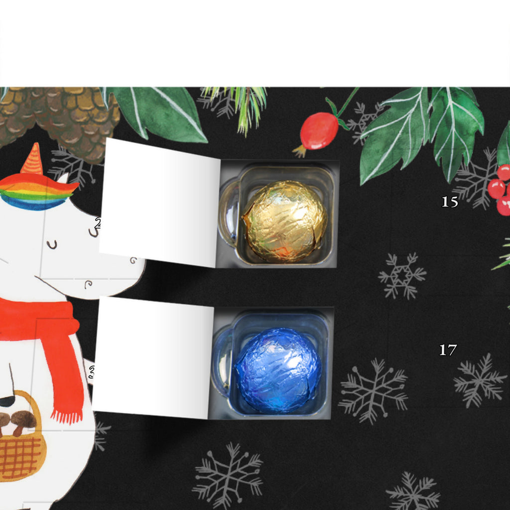 Personalisierter Schoko Adventskalender Einhorn Pilz Personalisierter Adventskalender, Adventskalender mit Namen, Einhorn, Einhörner, Einhorn Deko, Pegasus, Unicorn, Pilze, Pilzsammler, Motivation, Spruch, Liebeskummer