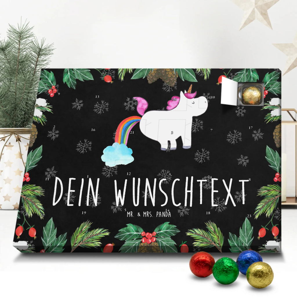 Personalisierter Schoko Adventskalender Einhorn Pupsen Personalisierter Adventskalender, Adventskalender mit Namen, Einhorn, Einhörner, Einhorn Deko, Pegasus, Unicorn, Pups, Regenbogen, Glitzer, Einhornpower, Erwachsenwerden, Spaß, lustig, Freundin