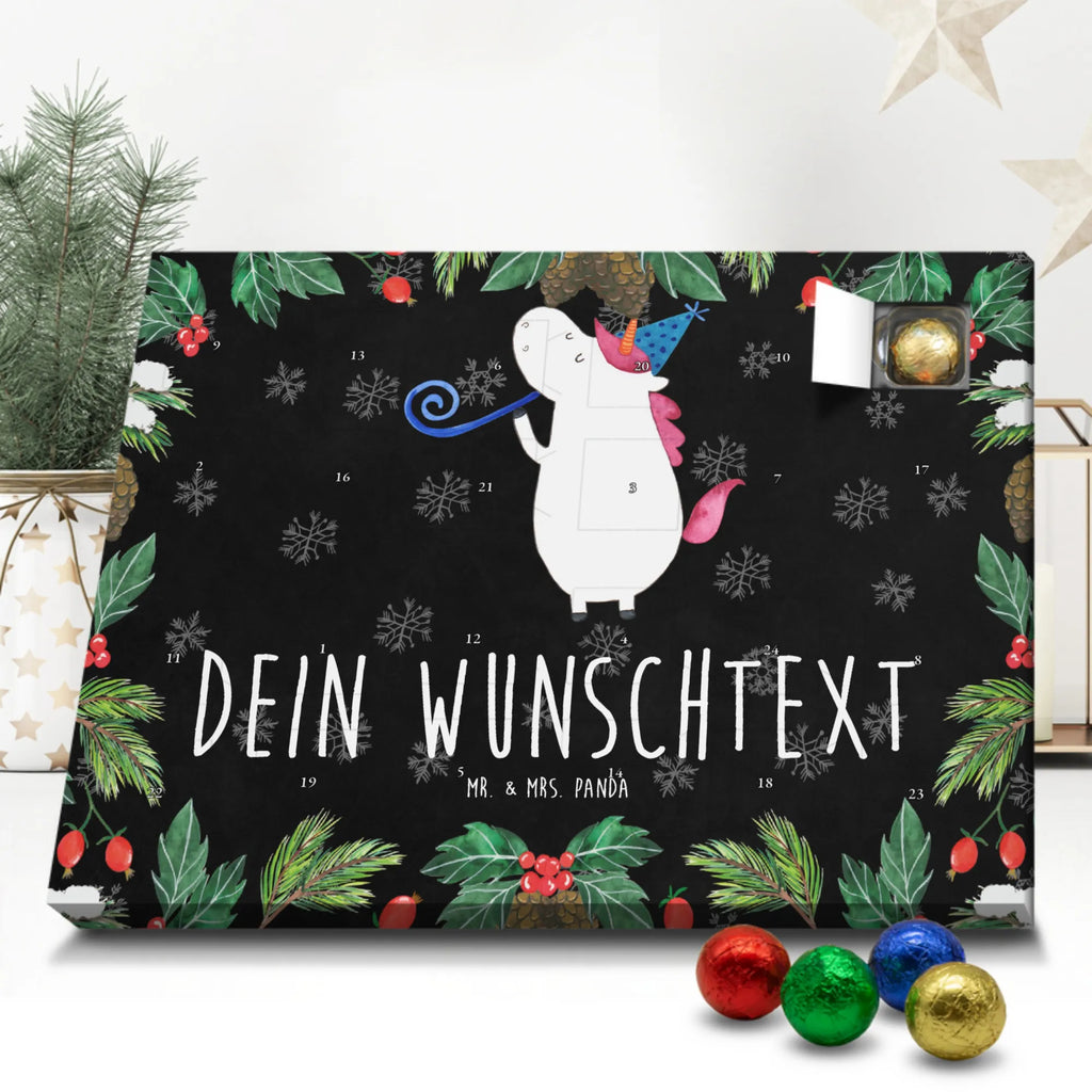 Personalisierter Schoko Adventskalender Einhorn Party Personalisierter Adventskalender, Adventskalender mit Namen, Einhorn, Einhörner, Einhorn Deko, Pegasus, Unicorn, Glitzer, Konfetti, Party, Geburtstag, Feier, Fest, Alkohol, Disco, Club