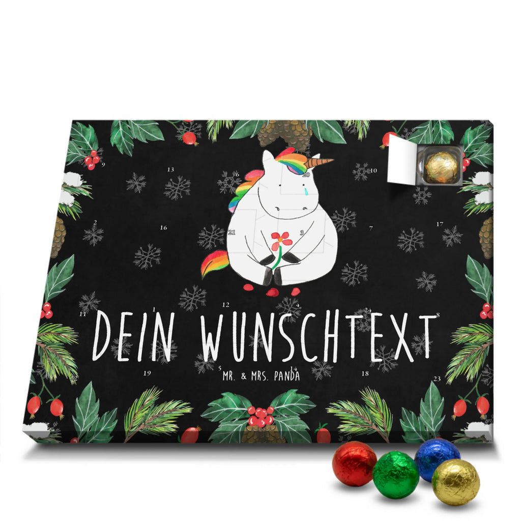 Personalisierter Schoko Adventskalender Einhorn Traurig Personalisierter Adventskalender, Adventskalender mit Namen, Einhorn, Einhörner, Einhorn Deko, Pegasus, Unicorn, Glitzer, Trösten. Freundschaft, Freunde, Liebe, Trauer, Grußkarte, Blume