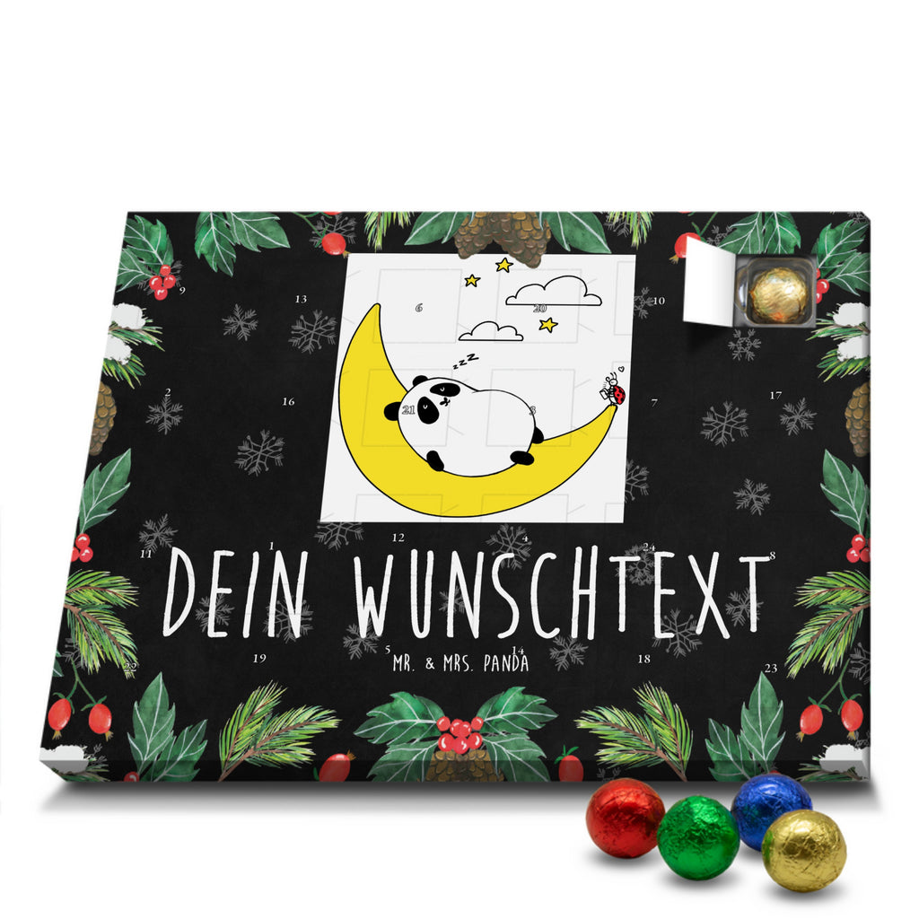 Personalisierter Schoko Adventskalender Panda Easy Personalisierter Adventskalender, Adventskalender mit Namen