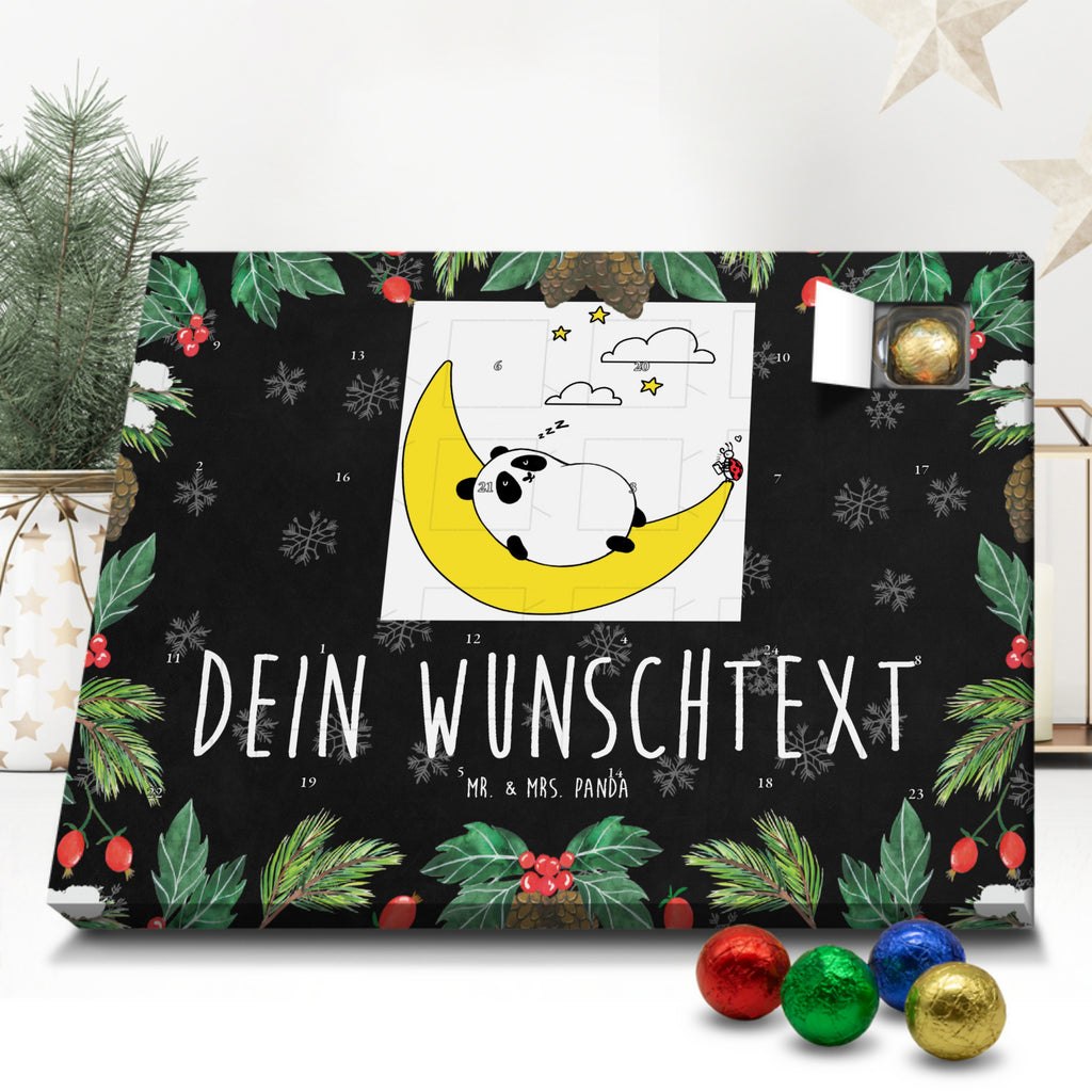 Personalisierter Schoko Adventskalender Panda Easy Personalisierter Adventskalender, Adventskalender mit Namen