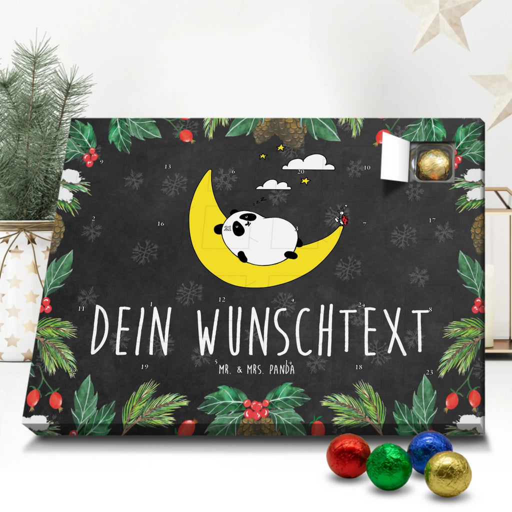 Personalisierter Schoko Adventskalender Panda Easy Personalisierter Adventskalender, Adventskalender mit Namen