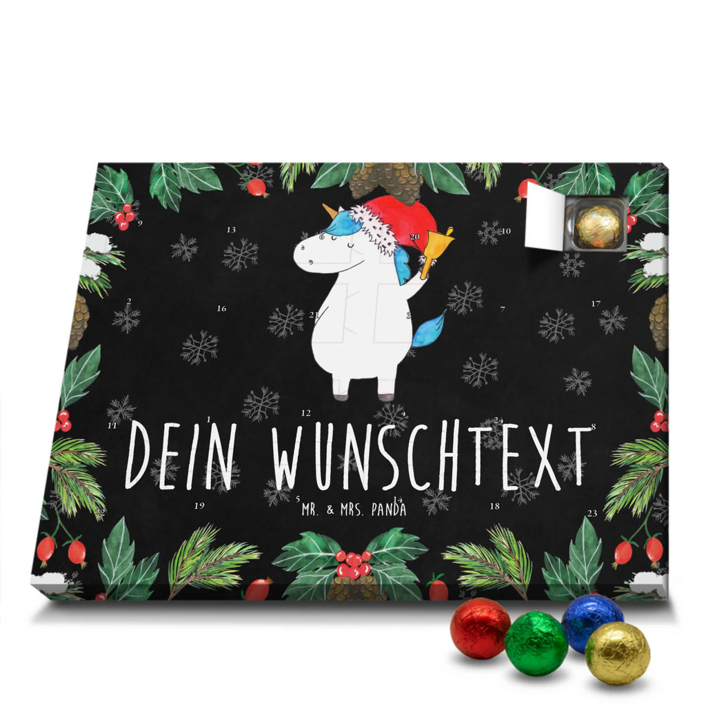 Personalisierter Schoko Adventskalender Einhorn Weihnachtsmann Personalisierter Adventskalender, Adventskalender mit Namen, Einhorn, Einhörner, Einhorn Deko, Pegasus, Unicorn, Gin, Schokolade, Schoki, Weihnachten, Weihnachtsmann, Nikolaus, Wunschzettel, Wunschliste, Feenstaub