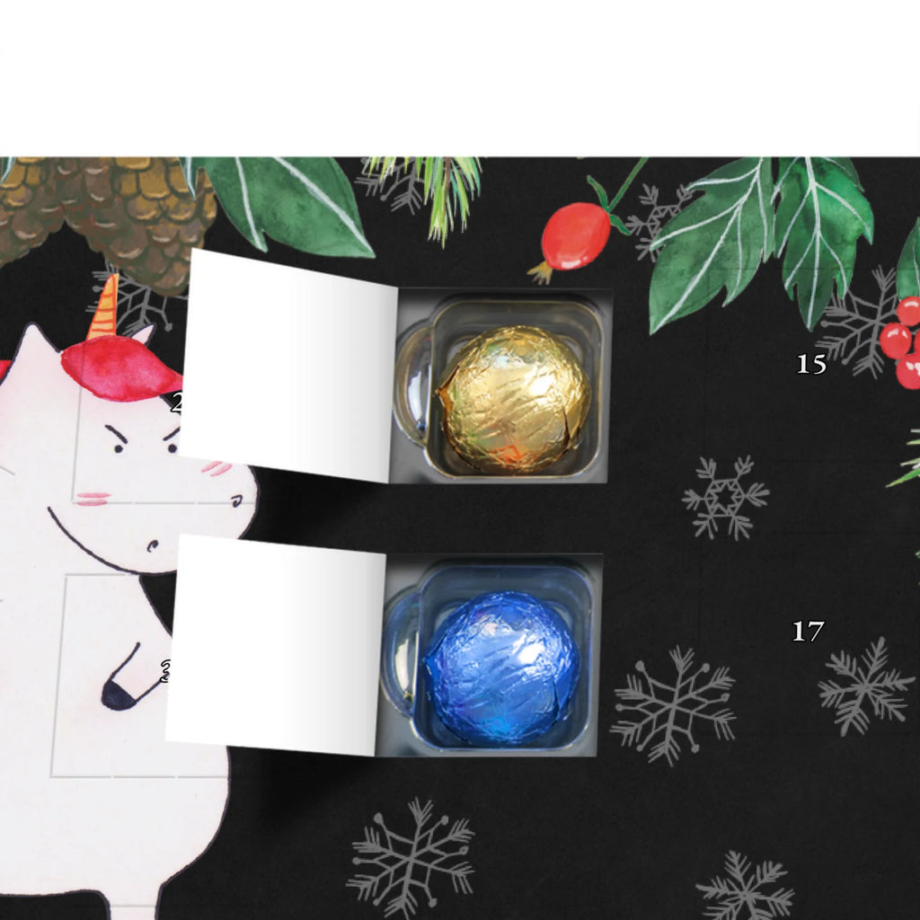 Personalisierter Schoko Adventskalender Einhorn Wut Personalisierter Adventskalender, Adventskalender mit Namen, Einhorn, Einhörner, Einhorn Deko, Pegasus, Unicorn, Realität, Ansage, lustlos, nein, Büro, Arbeit, wütend, dumme Fragen, lustig, Spaß, Geschenk