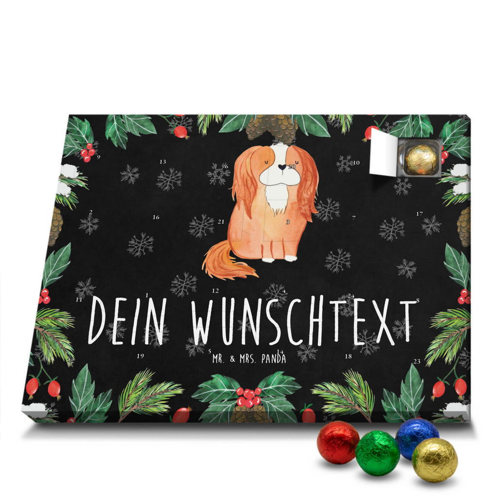 Personalisierter Schoko Adventskalender Hund Cavalier King Charles Spaniel Personalisierter Adventskalender, Adventskalender mit Namen, Hund, Hundemotiv, Haustier, Hunderasse, Tierliebhaber, Hundebesitzer, Sprüche, Cavalier King Charles Spaniel, Cockerspaniel, Spaniel, Spruch, schönster Hund