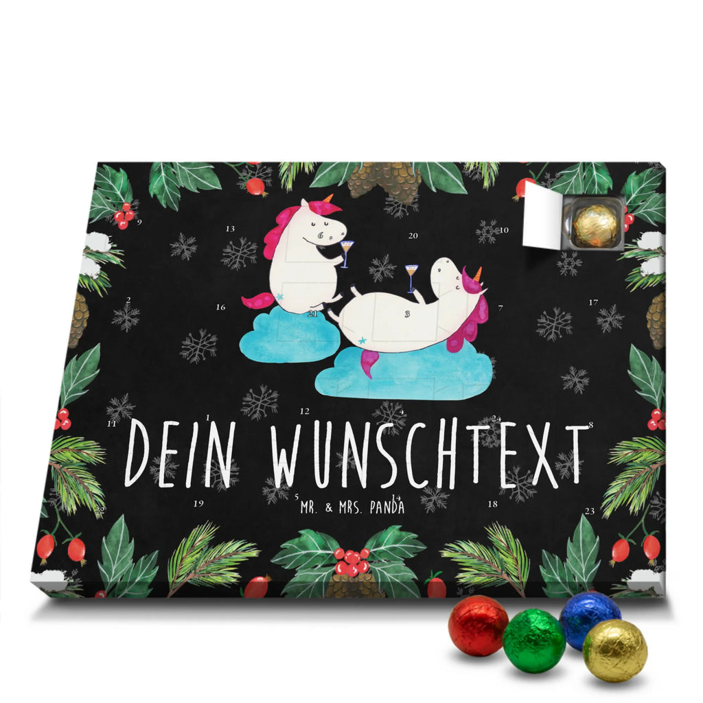 Personalisierter Schoko Adventskalender Einhorn Sekt Personalisierter Adventskalender, Adventskalender mit Namen, Einhorn, Einhörner, Einhorn Deko, Pegasus, Unicorn, Freundinnen, Freundin, BFF, Sekt, Mädelsabend, Spaß, Party, Korken, Anstoßen, Beste