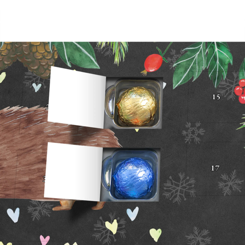 Personalisierter Schoko Adventskalender Igel Herzen Personalisierter Adventskalender, Adventskalender mit Namen, Tiermotive, Gute Laune, lustige Sprüche, Tiere, Liebe, Herz, Herzen, Igel, Vertrauen, Kuss, Leben