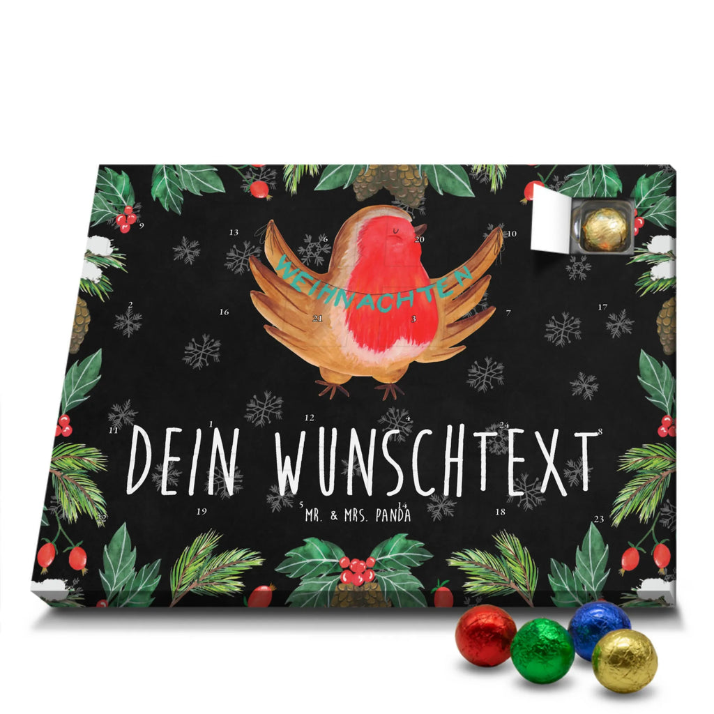 Personalisierter Schoko Adventskalender Rotkehlchen Weihnachten Personalisierter Adventskalender, Adventskalender mit Namen, Winter, Weihnachten, Weihnachtsdeko, Nikolaus, Advent, Heiligabend, Wintermotiv, Frohe Weihnachten, Weihnachtsmotiv, Weihnachtsgruß, Vogel, xmas