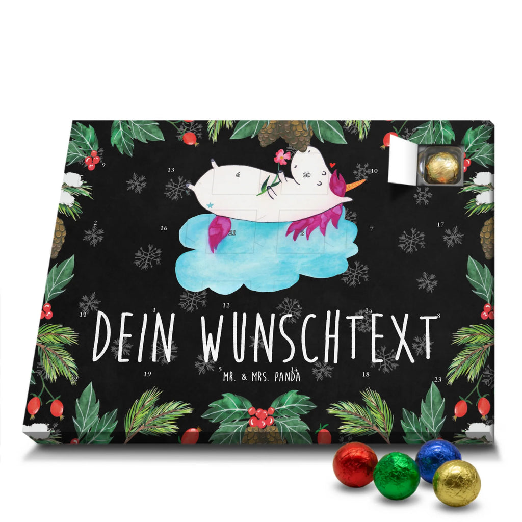 Personalisierter Schoko Adventskalender Einhorn Verliebt Personalisierter Adventskalender, Adventskalender mit Namen, Einhorn, Einhörner, Einhorn Deko, Pegasus, Unicorn, verliebt, Liebe, Liebesbeweis, Freundin, Wolke