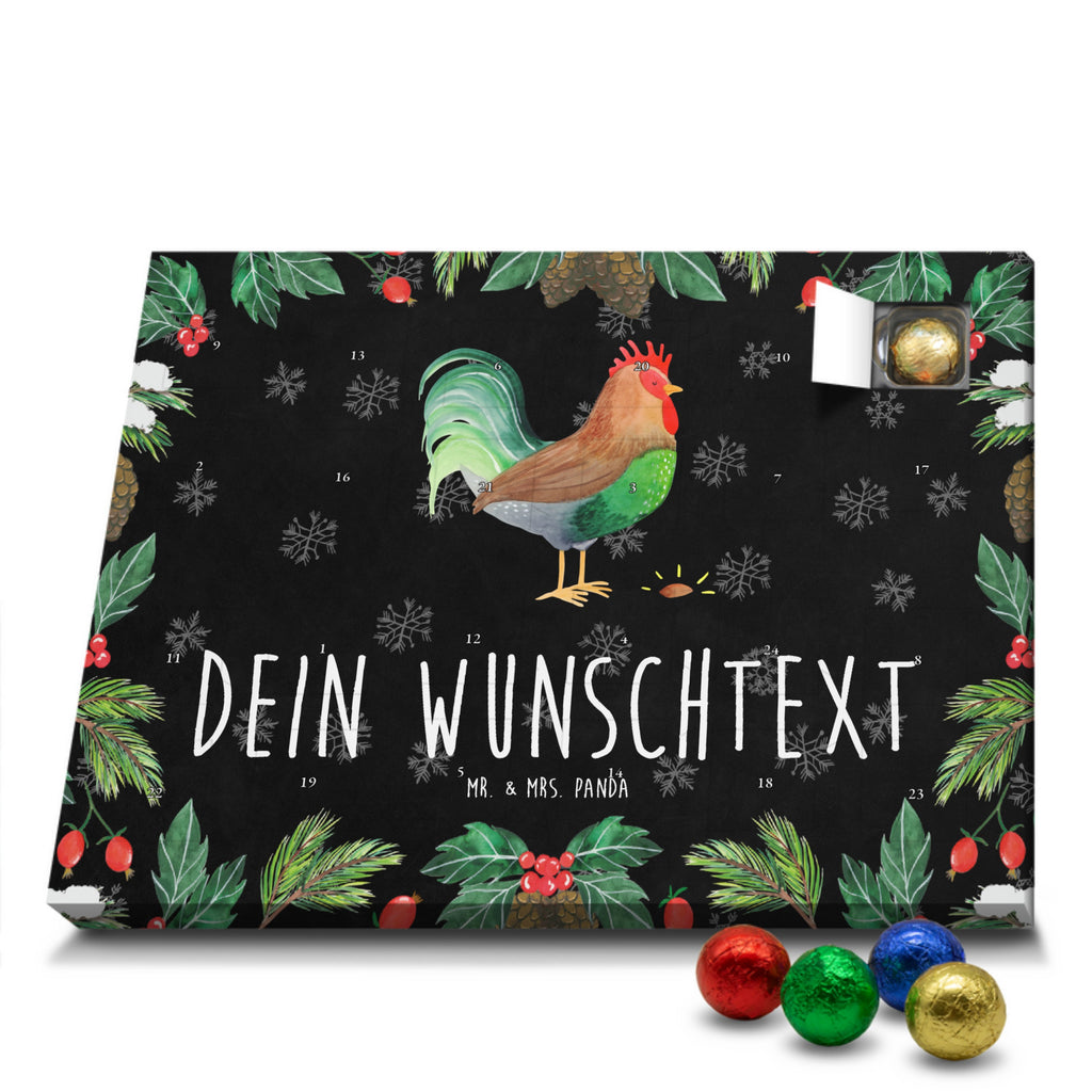 Personalisierter Schoko Adventskalender Hahn Korn Personalisierter Adventskalender, Adventskalender mit Namen, Bauernhof, Hoftiere, Landwirt, Landwirtin, Hahn, Korn, Henne, Eier, Natur