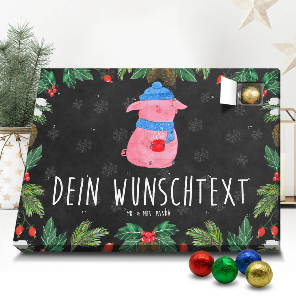 Personalisierter Schoko Adventskalender Schweinchen Glühwein Personalisierter Adventskalender, Adventskalender mit Namen, Winter, Weihnachten, Weihnachtsdeko, Nikolaus, Advent, Heiligabend, Wintermotiv, Glühwein, Betrunken, Weihnachtsmarkt, Spruch