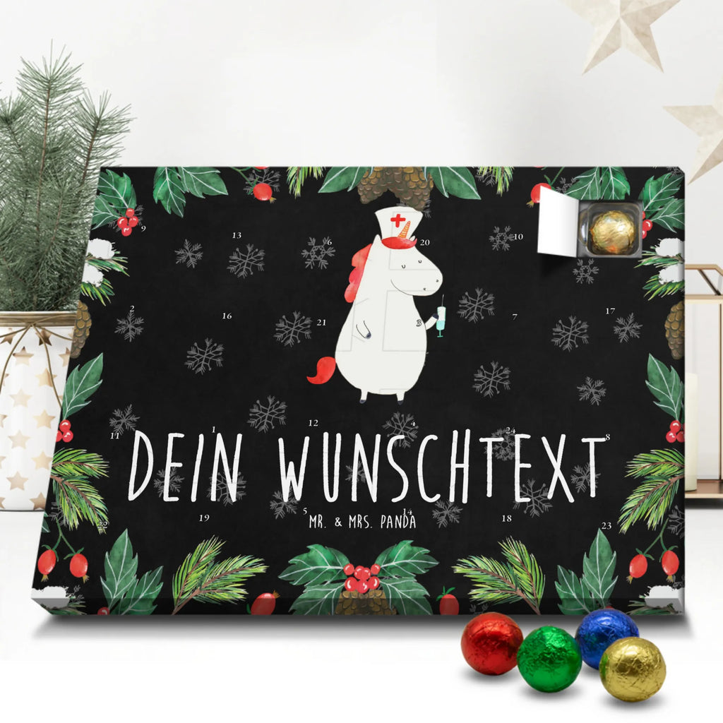 Personalisierter Schoko Adventskalender Einhorn Krankenschwester Personalisierter Adventskalender, Adventskalender mit Namen, Einhorn, Einhörner, Einhorn Deko, Pegasus, Unicorn, Krankenschwester Geschenk, Krankenpfleger Geschenk, Krankenpflegerin, Krankenschwester Dankeschön, Krankenhaus, Ärztin Geschenk