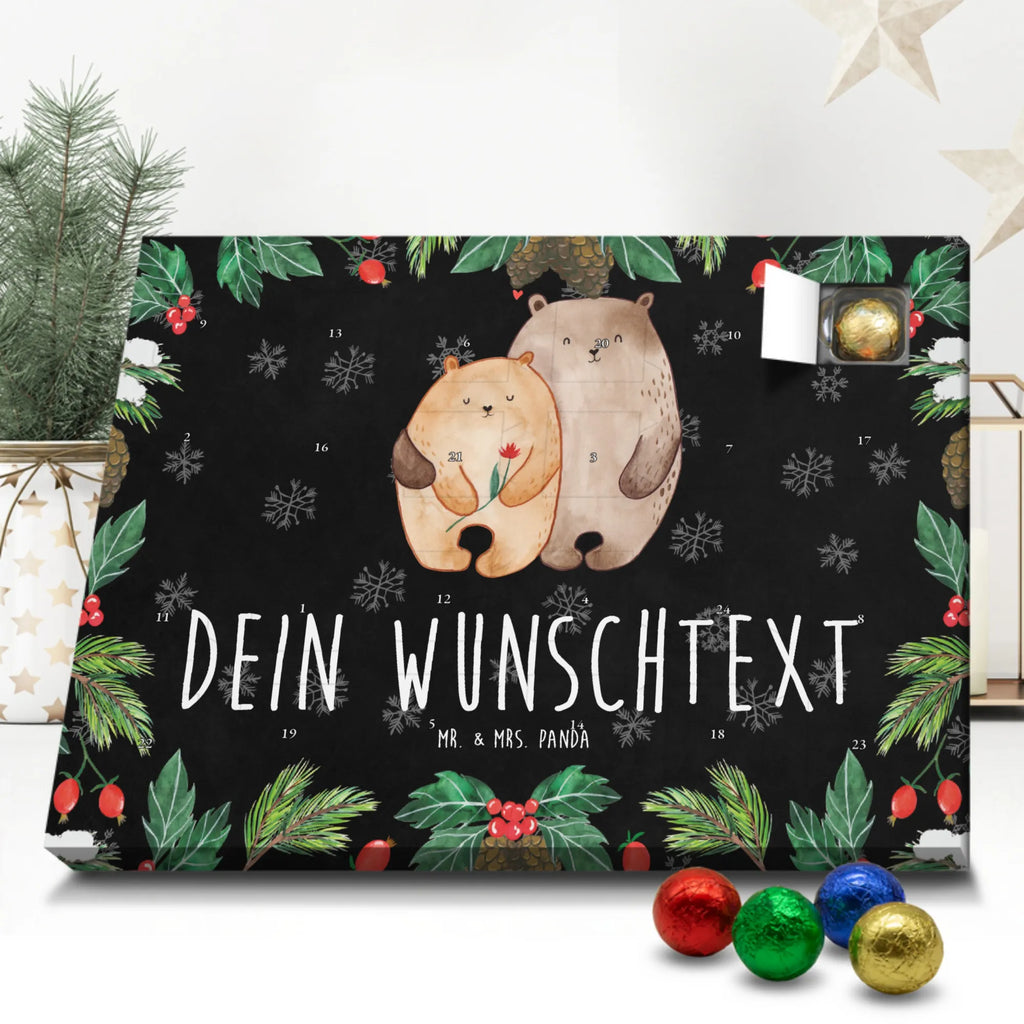 Personalisierter Schoko Adventskalender Bären Liebe Personalisierter Adventskalender, Adventskalender mit Namen, Liebe, Partner, Freund, Freundin, Ehemann, Ehefrau, Heiraten, Verlobung, Heiratsantrag, Liebesgeschenk, Jahrestag, Hocheitstag, Verliebt, Verlobt, Verheiratet, Geschenk Freundin, Geschenk Freund, Liebesbeweis, Hochzeitstag, Geschenk Hochzeit, Bären, Bärchen, Bär