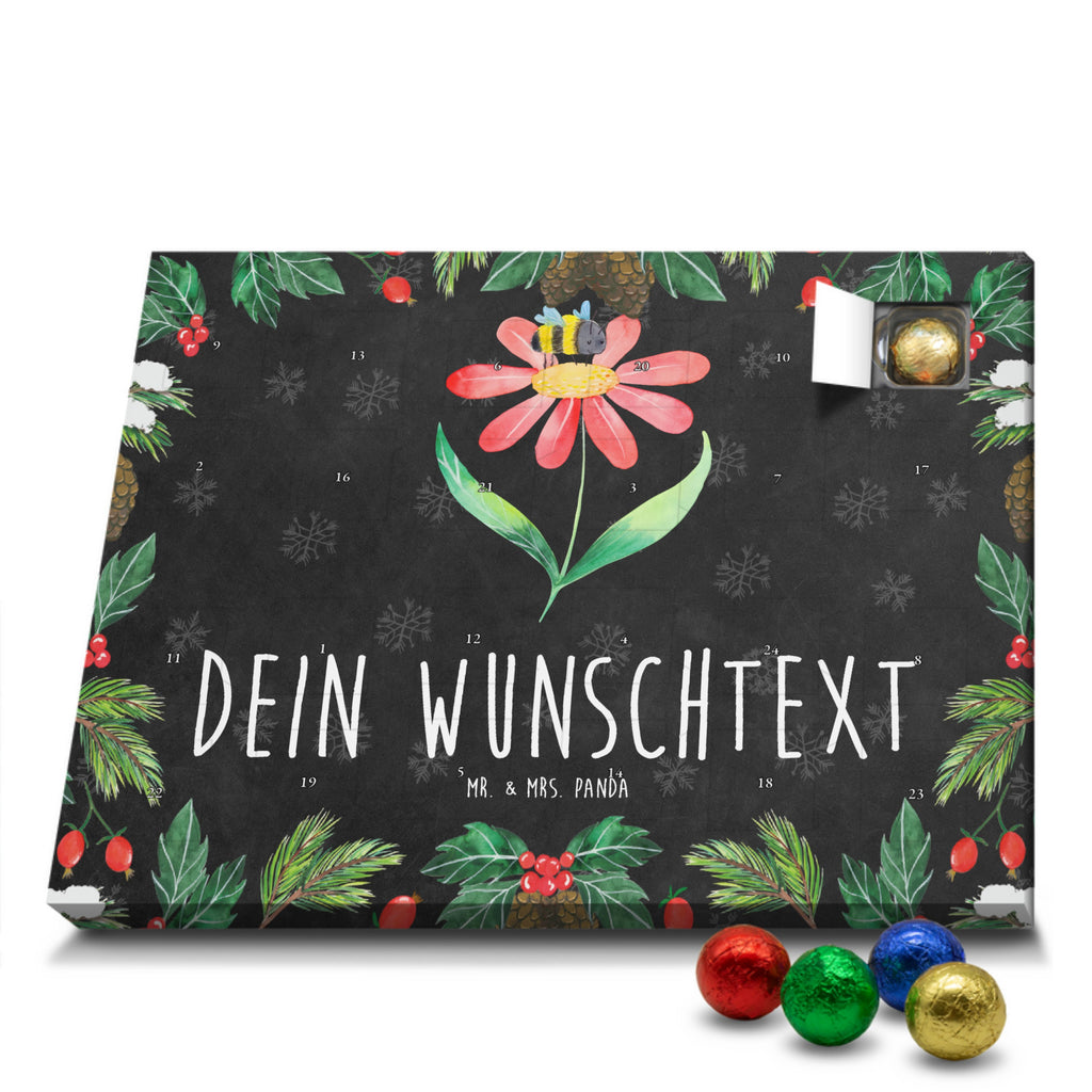 Personalisierter Schoko Adventskalender Hummel Blume Personalisierter Adventskalender, Adventskalender mit Namen, Tiermotive, Gute Laune, lustige Sprüche, Tiere, Hummel, Blume, Wespe, Flauschig, Natur, Feld, Hummeln, Biene