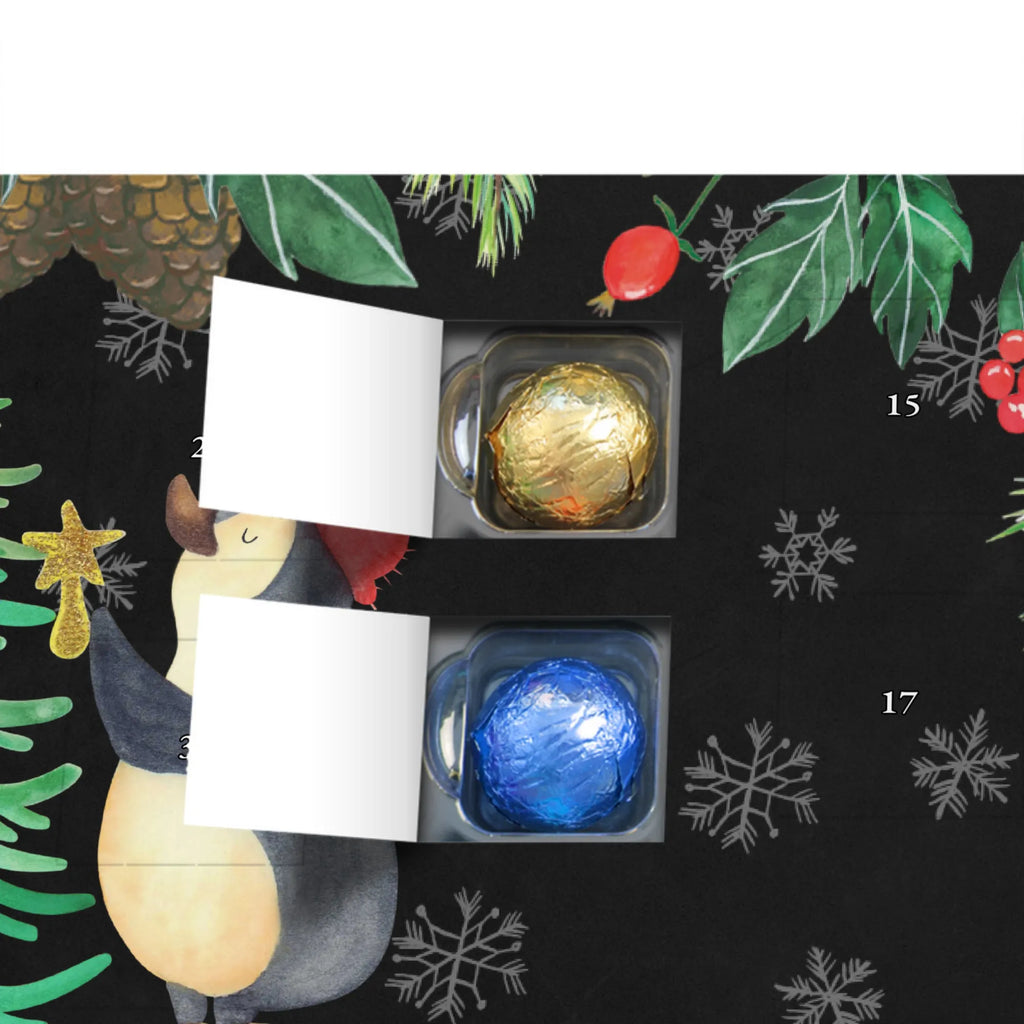 Personalisierter Schoko Adventskalender Pinguin Weihnachtsbaum Personalisierter Adventskalender, Adventskalender mit Namen, Winter, Weihnachten, Weihnachtsdeko, Nikolaus, Advent, Heiligabend, Wintermotiv, Pinguin