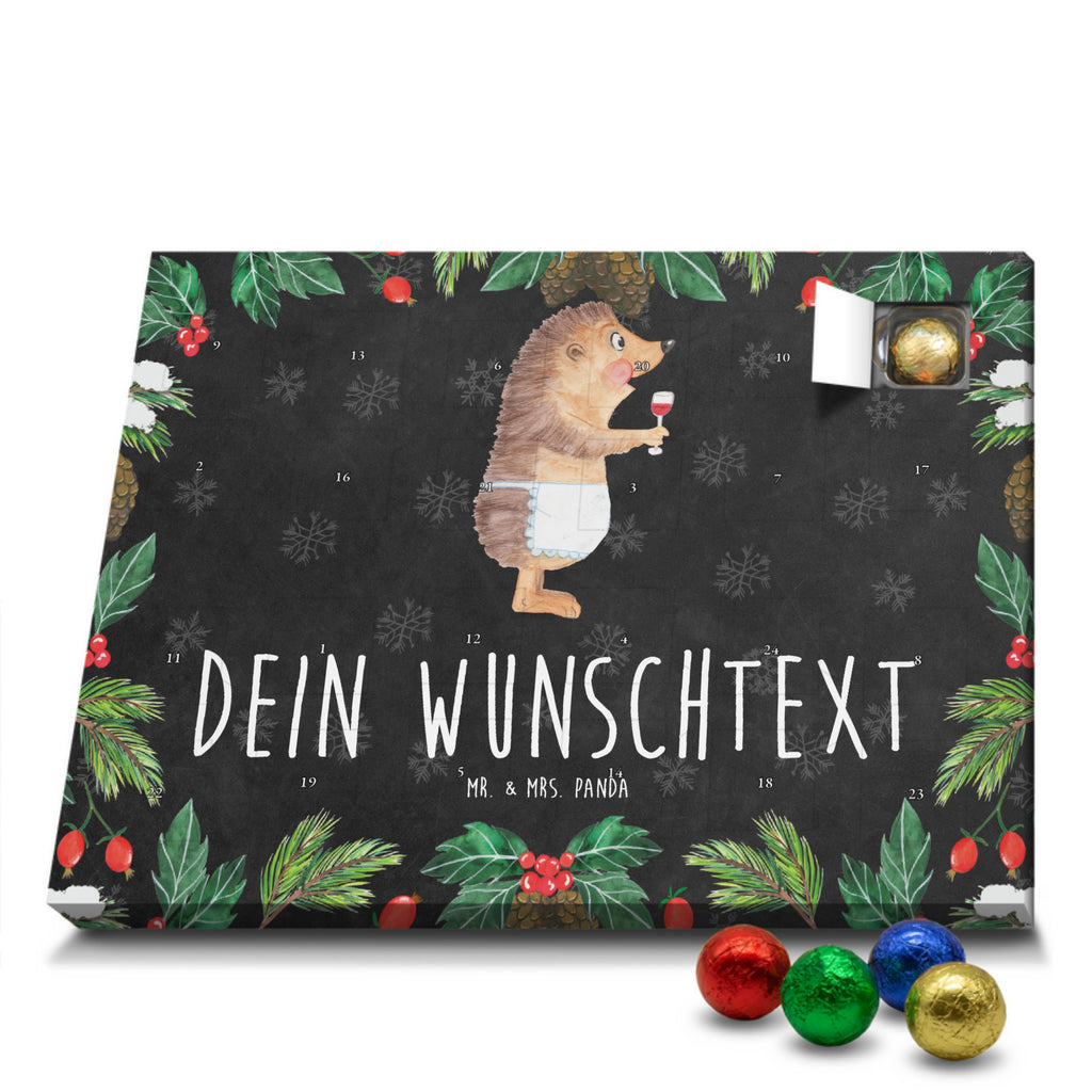 Personalisierter Schoko Adventskalender Igel Wein Personalisierter Adventskalender, Adventskalender mit Namen, Tiermotive, Gute Laune, lustige Sprüche, Tiere, Wein Spruch, Igel, Geschenk Weintrinker, Geschenk Weinliebhaber, Wein Deko, Weinglas, Rotwein, Weißwein, Wein trinken