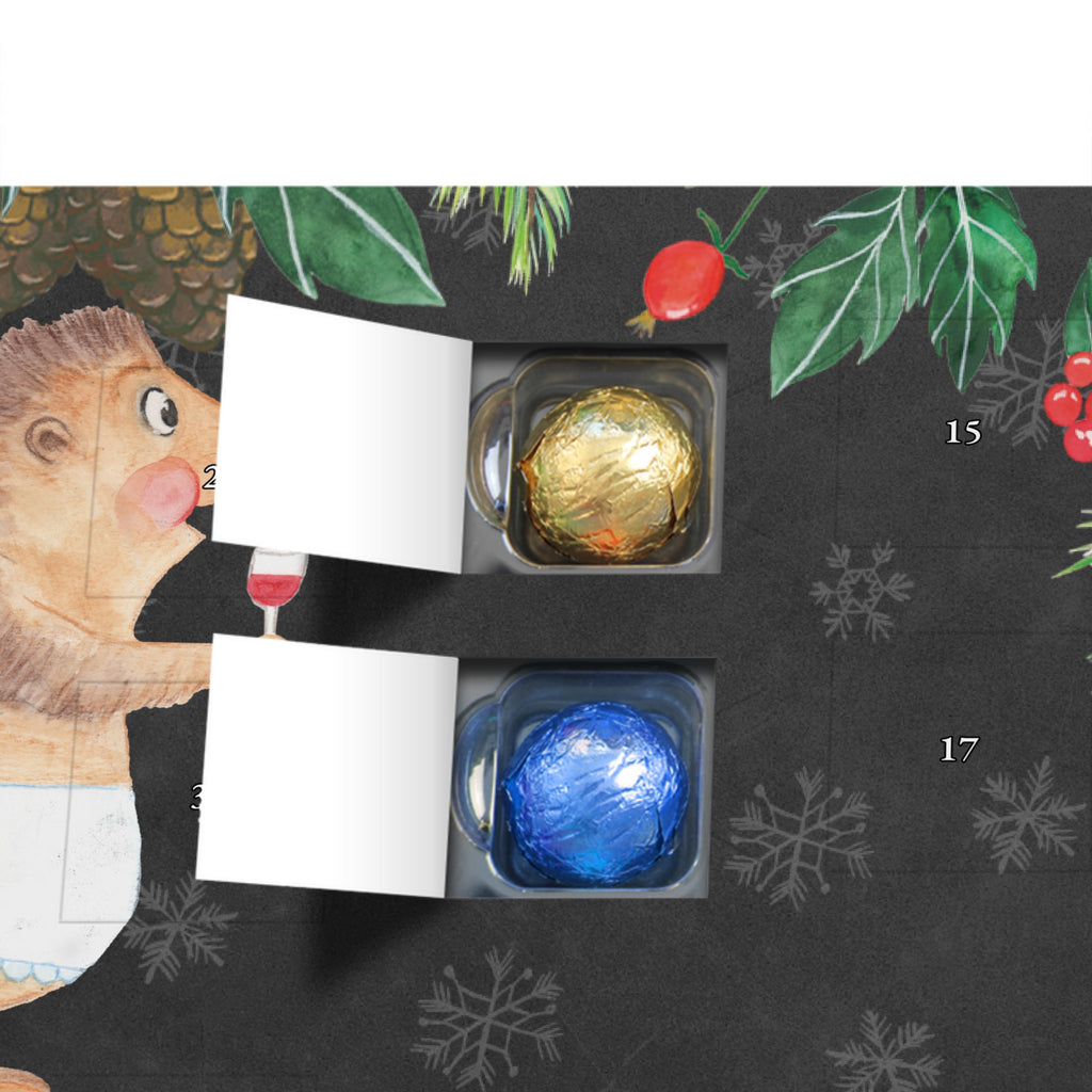 Personalisierter Schoko Adventskalender Igel Wein Personalisierter Adventskalender, Adventskalender mit Namen, Tiermotive, Gute Laune, lustige Sprüche, Tiere, Wein Spruch, Igel, Geschenk Weintrinker, Geschenk Weinliebhaber, Wein Deko, Weinglas, Rotwein, Weißwein, Wein trinken