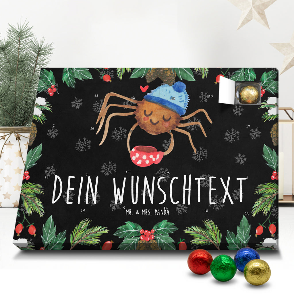 Personalisierter Schoko Adventskalender Spinne Agathe Kaffee Personalisierter Adventskalender, Adventskalender mit Namen, Spinne Agathe, Spinne, Agathe, Videos, Merchandise, Kaffee, Morgen, Morgenmuffel, Lebensweisheiten, Weiser Spruch