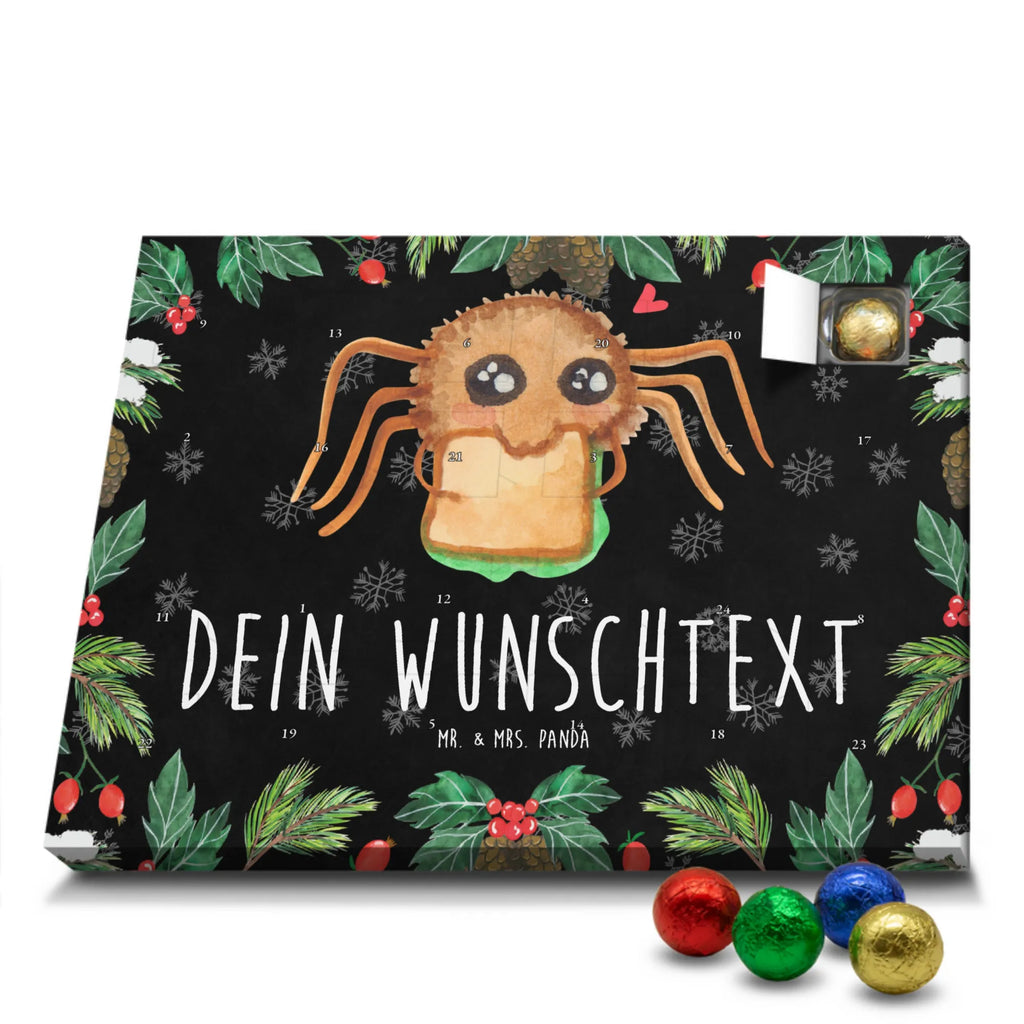 Personalisierter Schoko Adventskalender Spinne Agathe Sandwich Personalisierter Adventskalender, Adventskalender mit Namen, Spinne Agathe, Spinne, Agathe, Videos, Merchandise, Glück, Mut, Hungrig, Verfressen, Lebensfreude, Alles wird gut, Hunger