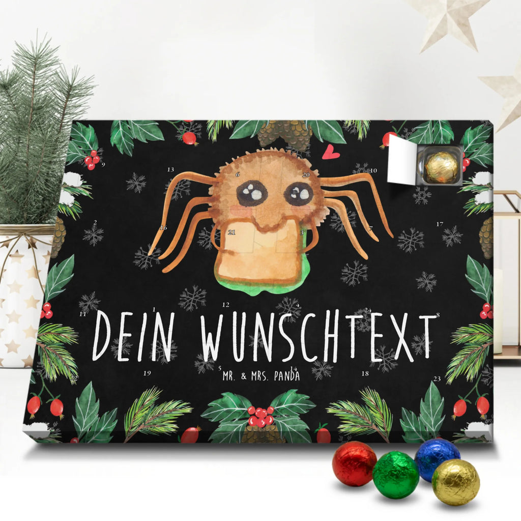 Personalisierter Schoko Adventskalender Spinne Agathe Sandwich Personalisierter Adventskalender, Adventskalender mit Namen, Spinne Agathe, Spinne, Agathe, Videos, Merchandise, Glück, Mut, Hungrig, Verfressen, Lebensfreude, Alles wird gut, Hunger