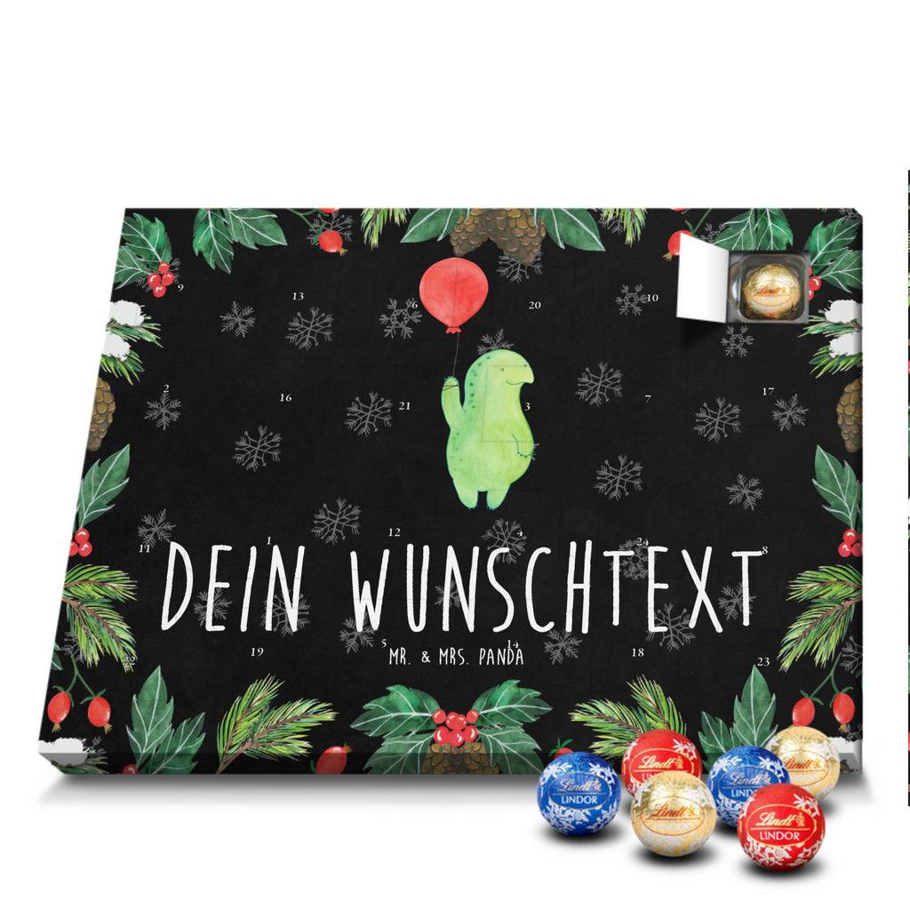 Personalisierter Kugel Markenschokolade Adventskalender Schildkröte Luftballon Personalisierter Kugel Markenschokolade Adventskalender, Schildkröte, Schildkröten, Mutausbruch, Motivation, Motivationsspruch