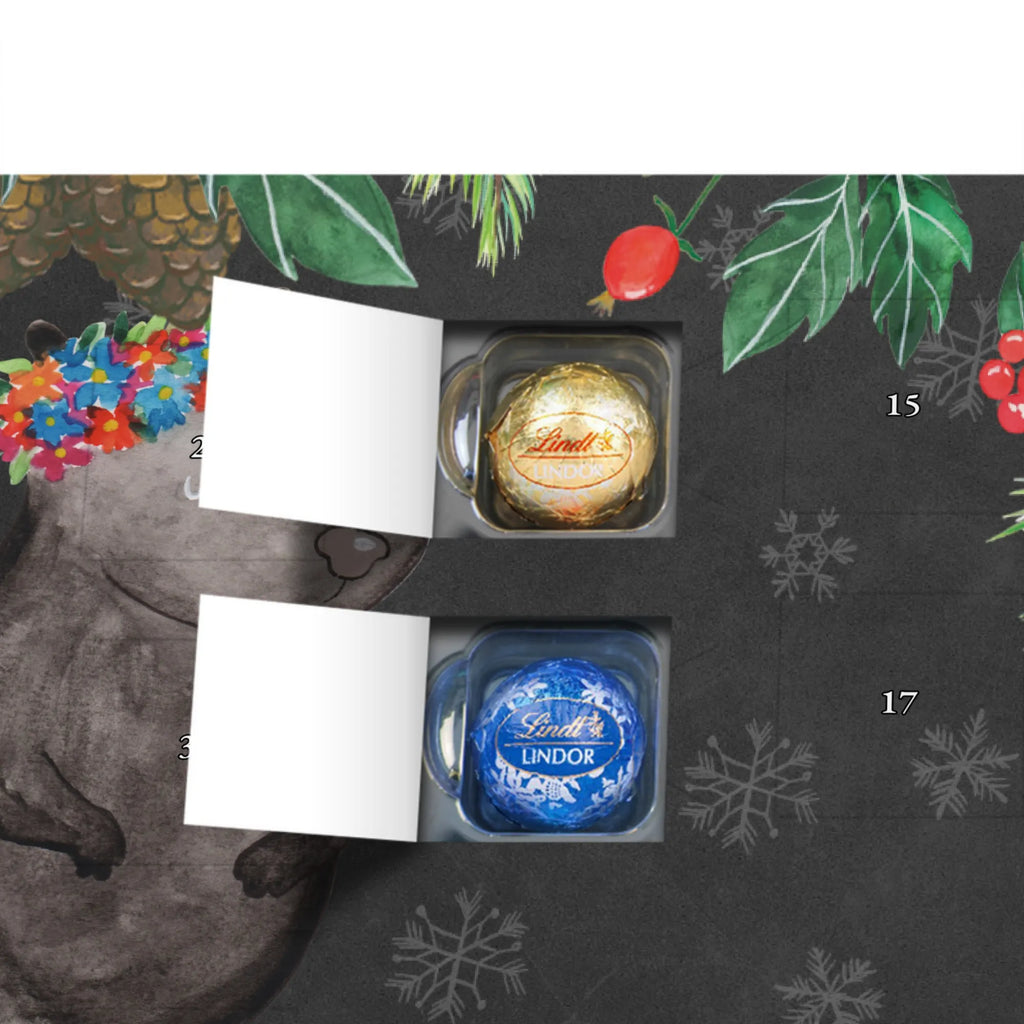 Personalisierter Kugel Markenschokolade Adventskalender Stinktier Mädchen Personalisierter Kugel Markenschokolade Adventskalender, Stinktier, Skunk, Wildtier, Raubtier, Stinker, Stinki, Yoga, Namaste, Lebe, Liebe, Lache