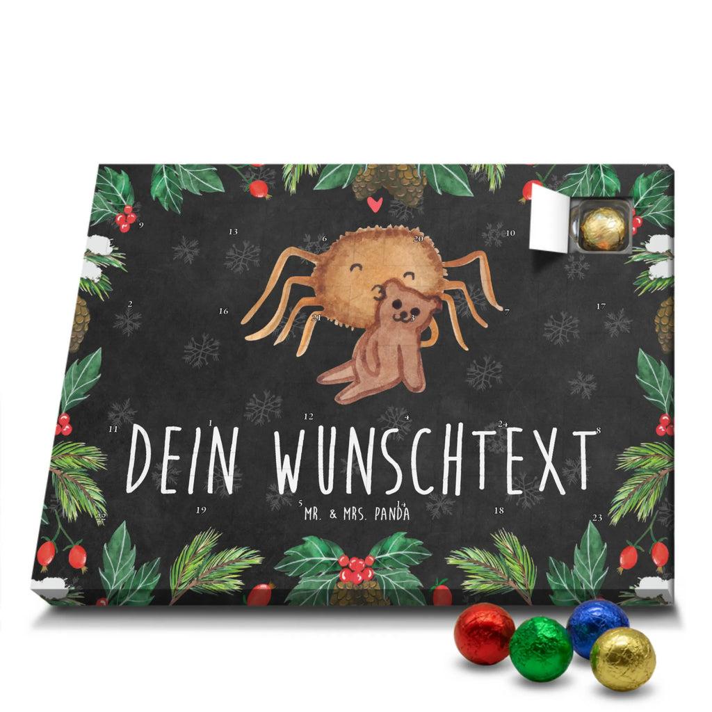 Personalisierter Schoko Adventskalender Spinne Agathe Teddy Personalisierter Adventskalender, Adventskalender mit Namen, Spinne Agathe, Spinne, Agathe, Videos, Merchandise, Freundschaft, Liebesgeschenk, Verliebt, Liebesbeweis, Teddy, Treue, Miteinander, Dankeschön