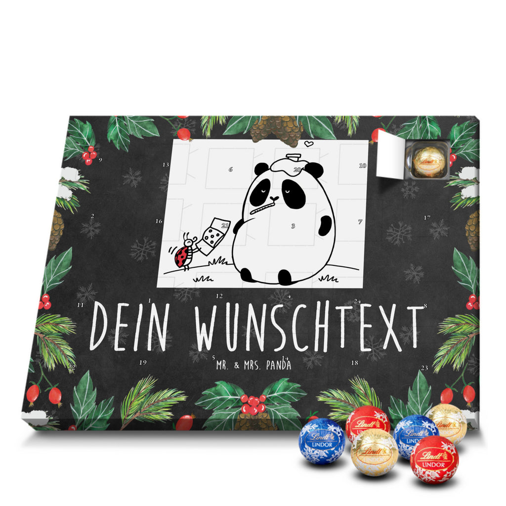 Personalisierter Kugel Markenschokolade Adventskalender Panda Gute Besserung Personalisierter Kugel Markenschokolade Adventskalender