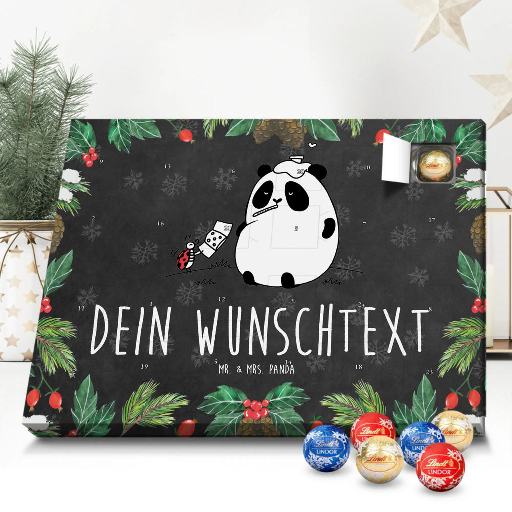 Personalisierter Kugel Markenschokolade Adventskalender Panda Gute Besserung Personalisierter Kugel Markenschokolade Adventskalender