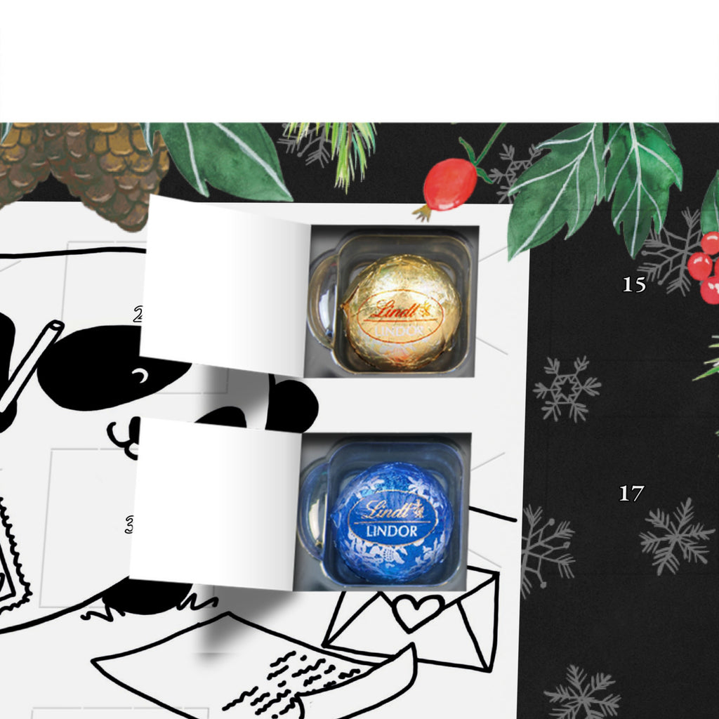 Personalisierter Kugel Markenschokolade Adventskalender Panda Vermissen Personalisierter Kugel Markenschokolade Adventskalender