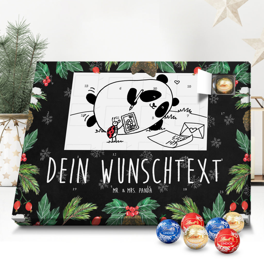 Personalisierter Kugel Markenschokolade Adventskalender Panda Vermissen Personalisierter Kugel Markenschokolade Adventskalender