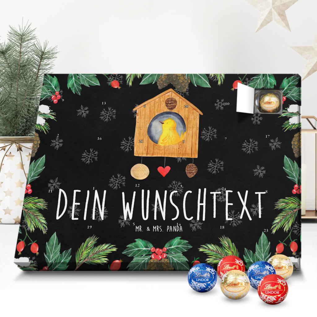 Personalisierter Kugel Markenschokolade Adventskalender Vogelhaus Home Personalisierter Kugel Markenschokolade Adventskalender, Tiermotive, Gute Laune, lustige Sprüche, Tiere, Vogelhaus, Vogel, Home sweet Home, Einzug, Umzug, Geschenk, Einzugsgeschenk, Hausbau, Haus