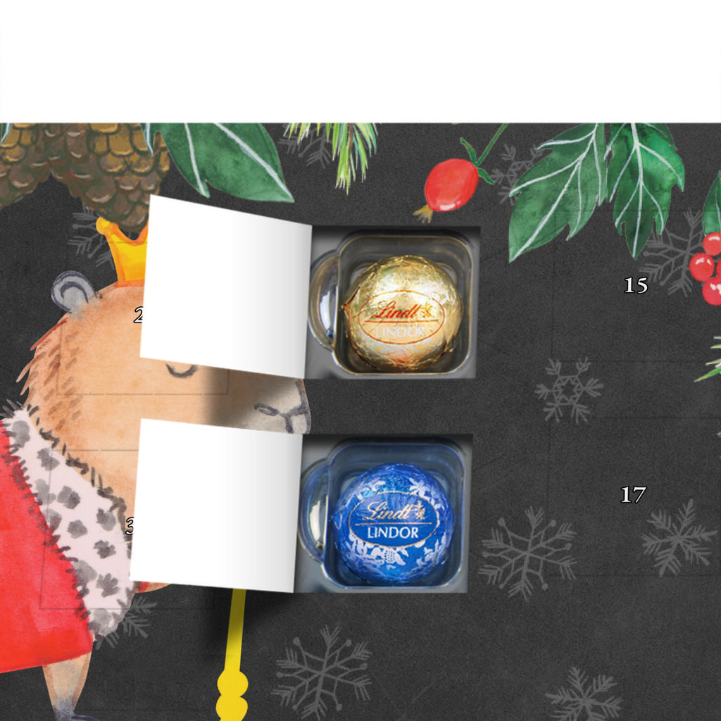 Personalisierter Kugel Markenschokolade Adventskalender Capybara König Personalisierter Kugel Markenschokolade Adventskalender, Tiermotive, Gute Laune, lustige Sprüche, Tiere, Capybara, König