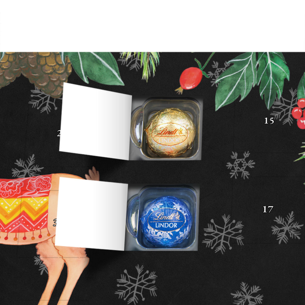 Personalisierter Kugel Markenschokolade Adventskalender Alpaka Stolz Personalisierter Kugel Markenschokolade Adventskalender, Alpaka, Lama