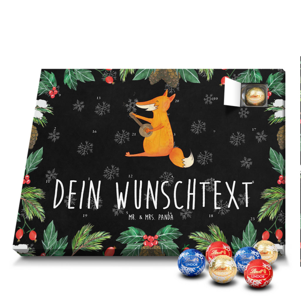 Personalisierter Kugel Markenschokolade Adventskalender Fuchs Gitarre Personalisierter Kugel Markenschokolade Adventskalender, Fuchs, Füchse, Geschenk Musiker, Musik Spruch, Musikerin, Sänger, Sängerin, Gitarre