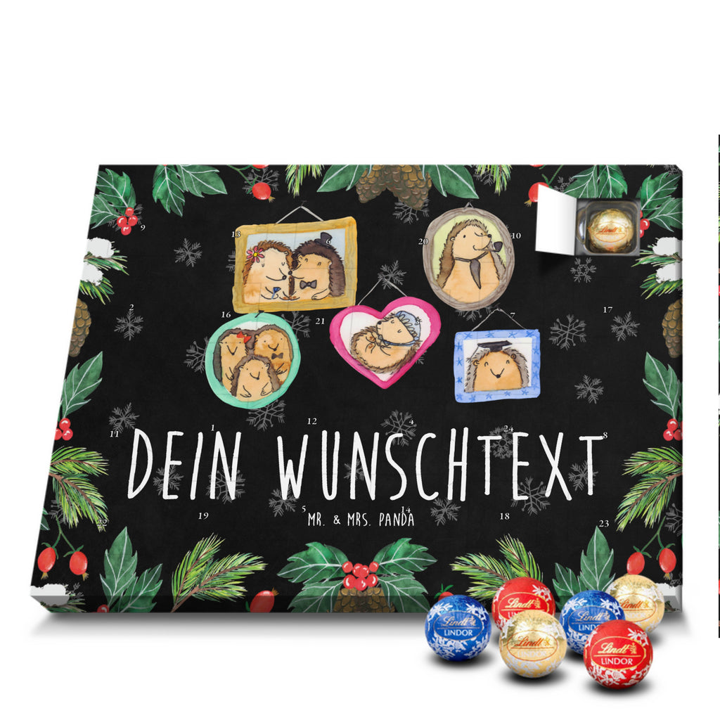 Personalisierter Kugel Markenschokolade Adventskalender Igel Familie Personalisierter Kugel Markenschokolade Adventskalender, Familie, Vatertag, Muttertag, Bruder, Schwester, Mama, Papa, Oma, Opa, Liebe, Igel, Bilder, Zusammenhalt, Glück