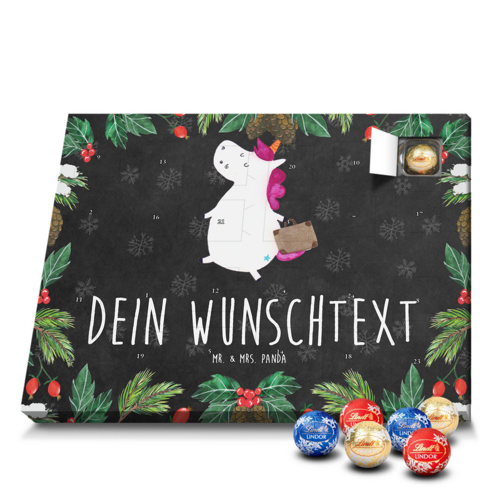 Personalisierter Kugel Markenschokolade Adventskalender Einhorn Koffer Personalisierter Kugel Markenschokolade Adventskalender, Einhorn, Einhörner, Einhorn Deko, Pegasus, Unicorn, unicorn, Koffer, Verreisen, Reise, Gepäck, Abenteuer, Erwachsen, Kind, albern, Spaß, lustig, witzig