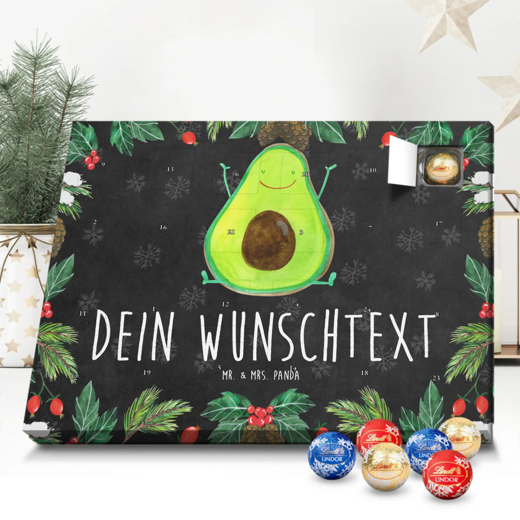 Personalisierter Kugel Markenschokolade Adventskalender Avocado Glücklich Personalisierter Kugel Markenschokolade Adventskalender, Avocado, Veggie, Vegan, Gesund, Chaos