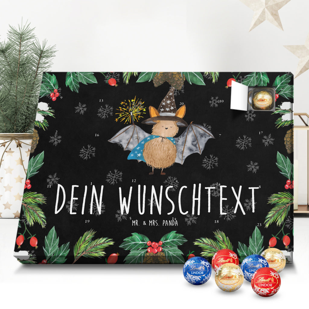 Personalisierter Kugel Markenschokolade Adventskalender Fledermaus Zauberer Personalisierter Kugel Markenschokolade Adventskalender, Tiermotive, Gute Laune, lustige Sprüche, Tiere, Fledermaus, Fledermäuse, Zauberer, Magier, Frauen, reinsteigern