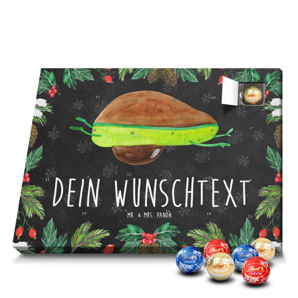 Personalisierter Kugel Markenschokolade Adventskalender Avocado Yoga Personalisierter Kugel Markenschokolade Adventskalender, Avocado, Veggie, Vegan, Gesund, Avocado Yoga Vegan