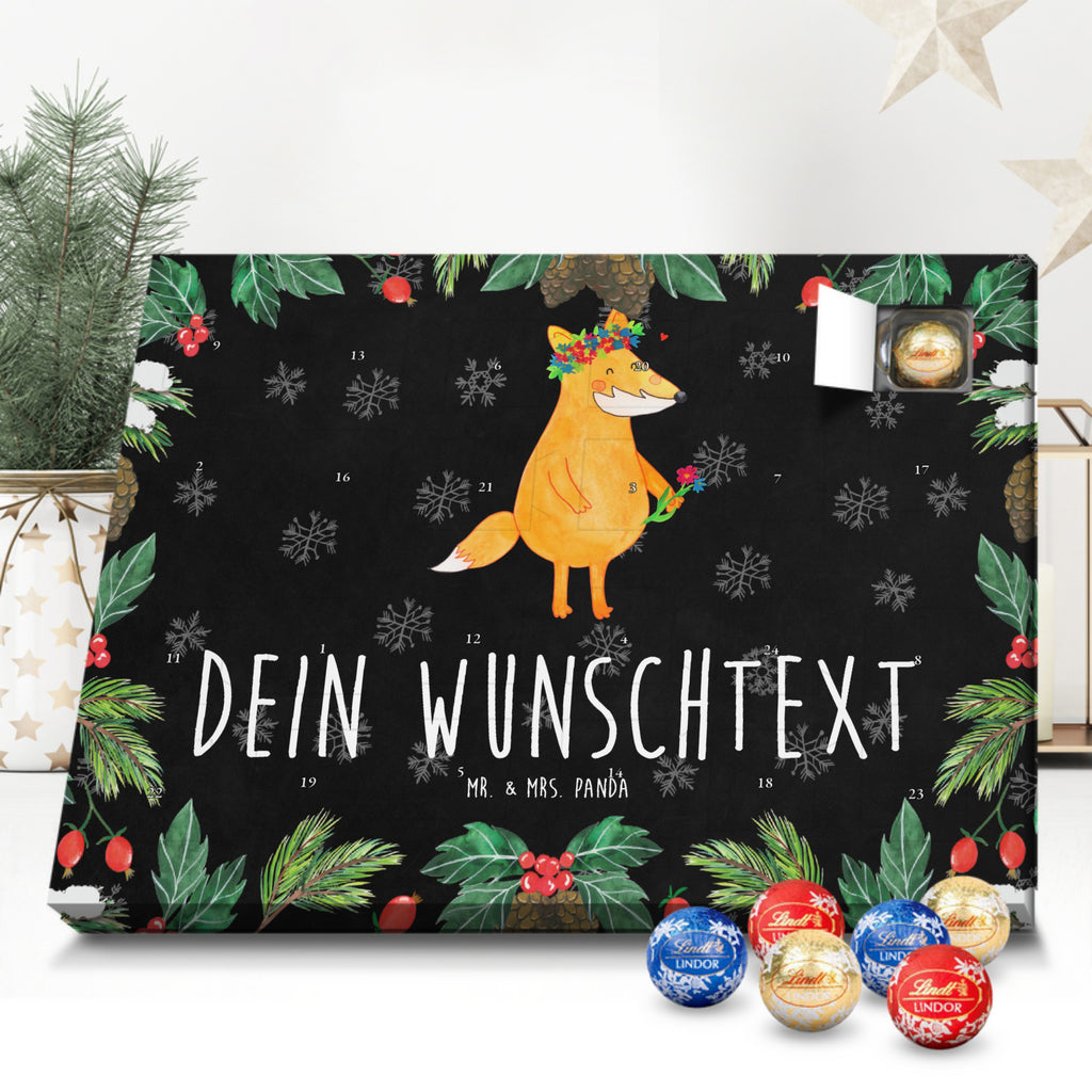 Personalisierter Kugel Markenschokolade Adventskalender Fuchs Blumen Personalisierter Kugel Markenschokolade Adventskalender, Fuchs, Füchse, Fox, Liebe, Freundin, Fuchsmädchen, Blumenmädchen, Freundinnen, Liebesbeweis, Blume, Blumen, Motivation, Freude, ich, mich, Selbstliebe