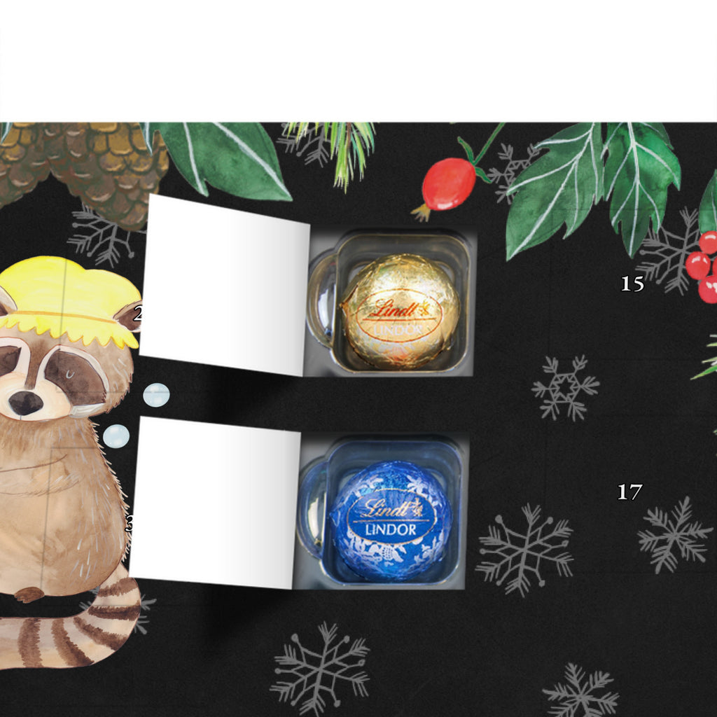 Personalisierter Kugel Markenschokolade Adventskalender Waschbär Personalisierter Kugel Markenschokolade Adventskalender, Tiermotive, Gute Laune, lustige Sprüche, Tiere, Waschbär, Tagträumen, Plan, Fröhlich, waschen, Seifenblasen