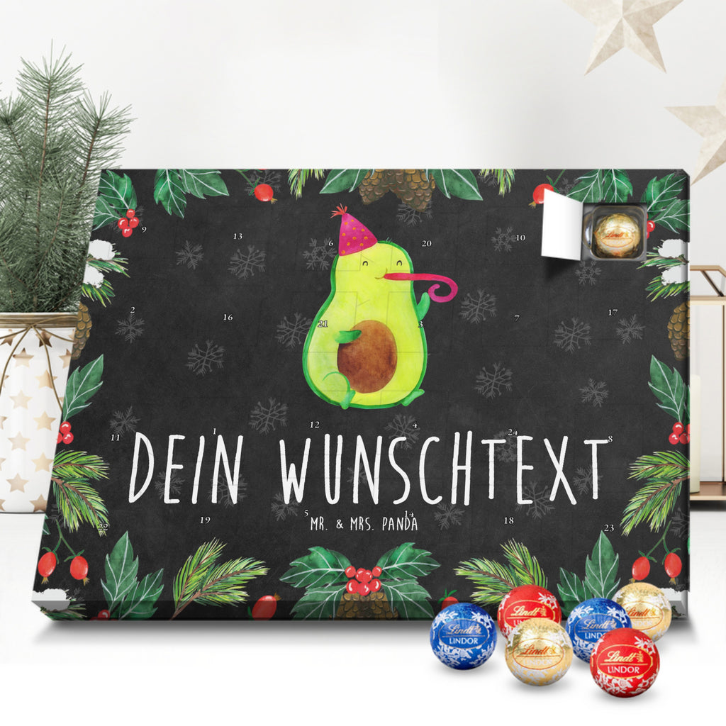 Personalisierter Kugel Markenschokolade Adventskalender Avocado Feier Personalisierter Kugel Markenschokolade Adventskalender, Avocado, Veggie, Vegan, Gesund, Party, Feierlichkeit, Feier, Fete, Geburtstag, Gute Laune, Tröte