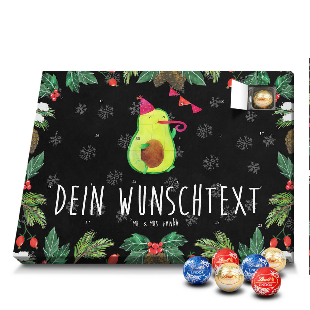 Personalisierter Kugel Markenschokolade Adventskalender Avocado Party Zeit Personalisierter Kugel Markenschokolade Adventskalender, Avocado, Veggie, Vegan, Gesund