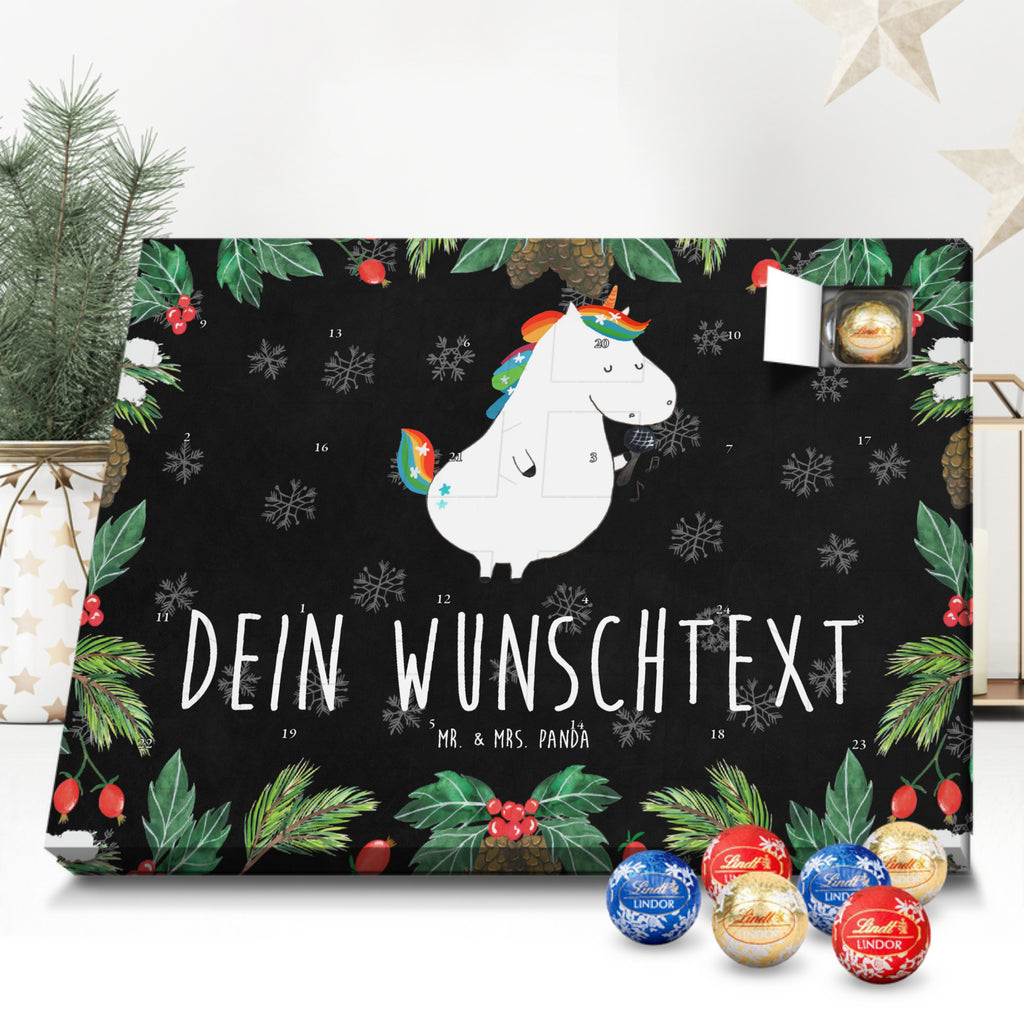 Personalisierter Kugel Markenschokolade Adventskalender Einhorn Sänger Personalisierter Kugel Markenschokolade Adventskalender, Einhorn, Einhörner, Einhorn Deko, Pegasus, Unicorn, Glitzer, Konfetti, Party, Geburtstag, Feier, Fest, Disco, Sängerin, Sänger, Freundin