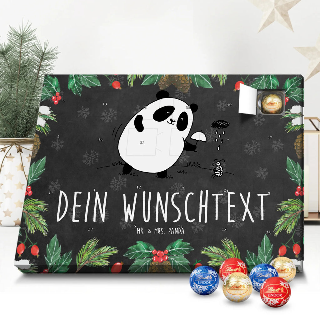 Personalisierter Kugel Markenschokolade Adventskalender Panda Zusammenhalt Personalisierter Kugel Markenschokolade Adventskalender