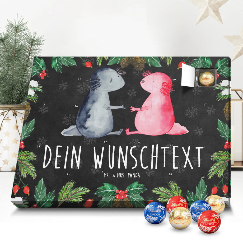 Personalisierter Kugel Markenschokolade Adventskalender Axolotl Liebe Personalisierter Kugel Markenschokolade Adventskalender, Axolotl, Molch, Axolot, Schwanzlurch, Lurch, Lurche, Liebe, große Liebe, Liebesbeweis, Freund, Verlobter, Ehemann, Jahrestag, Valentinstag